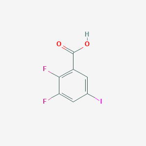 molecular formula C7H3F2IO2 B2757334 2,3-Difluoro-5-iodobenzoic acid CAS No. 333780-74-8