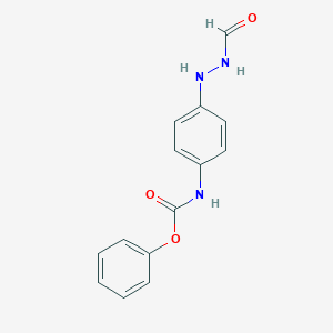 Phenyl [4-(2-formylhydrazinyl)phenyl]carbamate