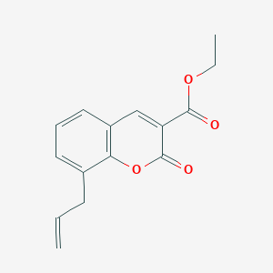 molecular formula C15H14O4 B2757632 ethyl 2-oxo-8-(prop-2-en-1-yl)-2H-chromene-3-carboxylate CAS No. 250362-64-2