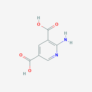 molecular formula C7H6N2O4 B2757718 2-aminopyridine-3,5-dicarboxylic Acid CAS No. 89795-70-0