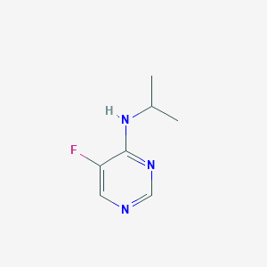 molecular formula C7H10FN3 B2757744 5-fluoro-N-isopropylpyrimidin-4-amine CAS No. 1420889-42-4