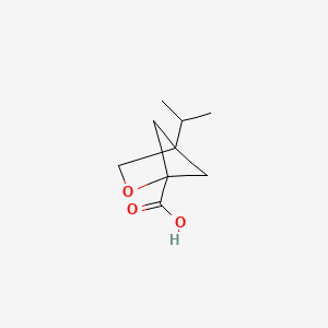 molecular formula C9H14O3 B2757832 4-(propan-2-yl)-2-oxabicyclo[2.1.1]hexane-1-carboxylic acid CAS No. 2470435-83-5