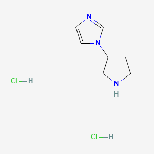 B2757888 1-(3-Pyrrolidinyl)-1h-imidazole dihydrochloride CAS No. 1312784-53-4; 64074-20-0