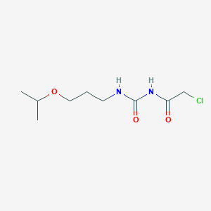 molecular formula C9H17ClN2O3 B2757965 3-(2-chloroacetyl)-1-[3-(propan-2-yloxy)propyl]urea CAS No. 749901-85-7