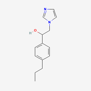 2-(1H-imidazol-1-yl)-1-(4-propylphenyl)ethan-1-ol