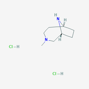 (1R,6S)-3-Methyl-3,9-diazabicyclo[4.2.1]nonane;dihydrochloride
