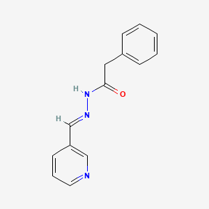 2-phenyl-N'-(3-pyridinylmethylene)acetohydrazide