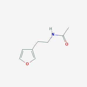molecular formula C8H11NO2 B2758029 N-[2-(Furan-3-YL)ethyl]acetamide CAS No. 1428356-55-1