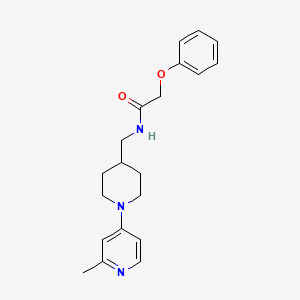 N-((1-(2-methylpyridin-4-yl)piperidin-4-yl)methyl)-2-phenoxyacetamide