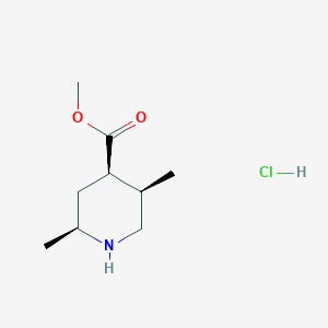 Methyl (2S,4R,5R)-2,5-dimethylpiperidine-4-carboxylate;hydrochloride