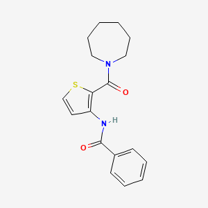 N-[2-(1-azepanylcarbonyl)-3-thienyl]benzenecarboxamide