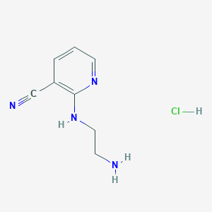 2-[(2-Aminoethyl)amino]pyridine-3-carbonitrile hydrochloride