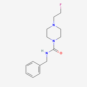 N-benzyl-4-(2-fluoroethyl)piperazine-1-carboxamide