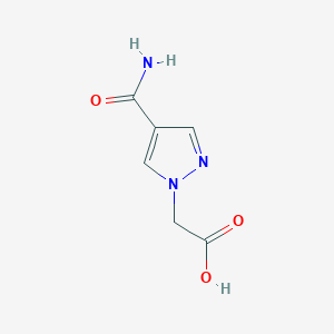 2-(4-carbamoyl-1H-pyrazol-1-yl)acetic acid