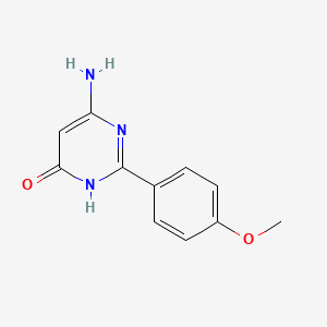 6-amino-2-(4-methoxyphenyl)pyrimidin-4(3H)-one