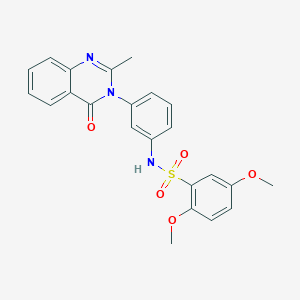 2,5-dimethoxy-N-(3-(2-methyl-4-oxoquinazolin-3(4H)-yl)phenyl)benzenesulfonamide