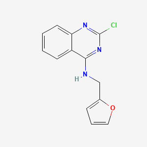 2-chloro-N-(furan-2-ylmethyl)quinazolin-4-amine