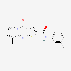 9-methyl-4-oxo-N-(m-tolyl)-4H-pyrido[1,2-a]thieno[2,3-d]pyrimidine-2-carboxamide