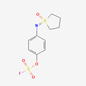 1-(4-Fluorosulfonyloxyphenyl)imino-1-oxothiolane