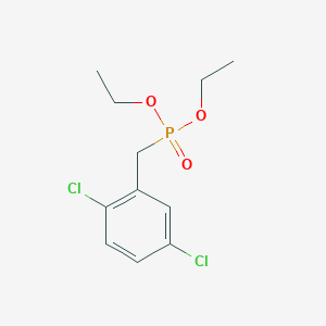 molecular formula C11H15Cl2O3P B2758180 Diethyl [(2,5-dichlorophenyl)methyl]phosphonate CAS No. 206008-37-9