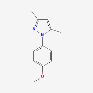 molecular formula C12H14N2O B2758182 1-(4-methoxyphenyl)-3,5-dimethyl-1H-Pyrazole CAS No. 218632-21-4