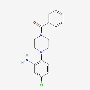 [4-(2-Amino-4-chlorophenyl)piperazin-1-yl](phenyl)methanone