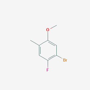 molecular formula C8H8BrFO B2758248 5-Bromo-4-fluoro-2-methylanisole CAS No. 1785363-64-5