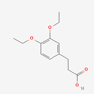 molecular formula C13H18O4 B2758268 3-(3,4-Diethoxy-phenyl)-propionic acid CAS No. 79622-99-4