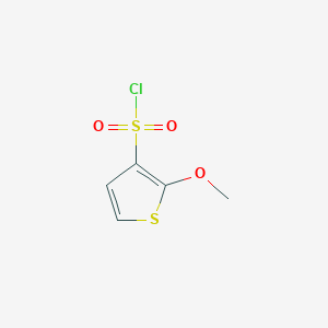 molecular formula C5H5ClO3S2 B2758314 2-Methoxythiophene-3-sulfonyl chloride CAS No. 425426-96-6