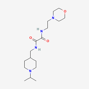 molecular formula C17H32N4O3 B2758340 N1-((1-isopropylpiperidin-4-yl)methyl)-N2-(2-morpholinoethyl)oxalamide CAS No. 946233-31-4