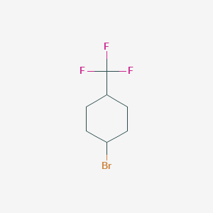 molecular formula C7H10BrF3 B2758474 1-Bromo-4-(trifluoromethyl)cyclohexane CAS No. 30129-20-5