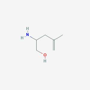 molecular formula C6H13NO B2758482 2-Amino-4-methylpent-4-en-1-ol CAS No. 1315304-23-4