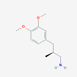 (2S)-3-(3,4-Dimethoxyphenyl)-2-methylpropan-1-amine