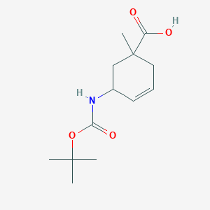 5-((tert-Butoxycarbonyl)amino)-1-methylcyclohex-3-enecarboxylic acid