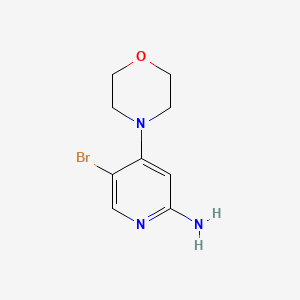 5-Bromo-4-(morpholin-4-yl)pyridin-2-amine