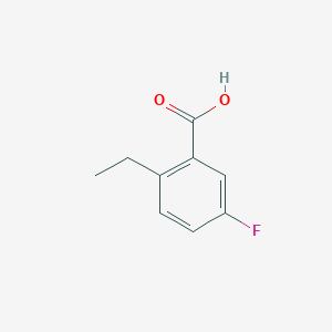 molecular formula C9H9FO2 B2758969 2-Ethyl-5-fluorobenzoic acid CAS No. 959992-78-0