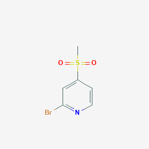 molecular formula C6H6BrNO2S B2759002 2-Bromo-4-(methylsulfonyl)pyridine CAS No. 1193244-93-7