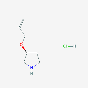 molecular formula C7H14ClNO B2759074 (S)-3-(Allyloxy)pyrrolidine hydrochloride CAS No. 2098886-66-7