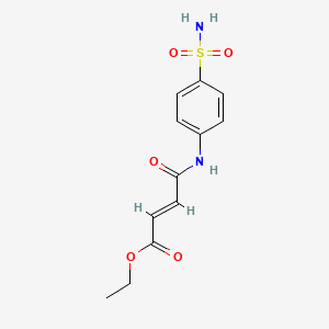 molecular formula C12H14N2O5S B2759426 ETHYL (2E)-3-[(4-SULFAMOYLPHENYL)CARBAMOYL]PROP-2-ENOATE CAS No. 315670-98-5