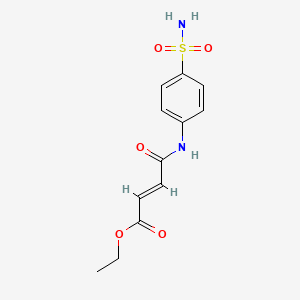 3-(4-Sulfamoyl-phenylcarbamoyl)-acrylic acid ethyl ester