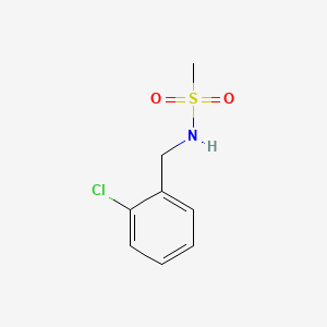 molecular formula C8H10ClNO2S B2759435 N-(2-chlorobenzyl)methanesulfonamide CAS No. 42134-77-0
