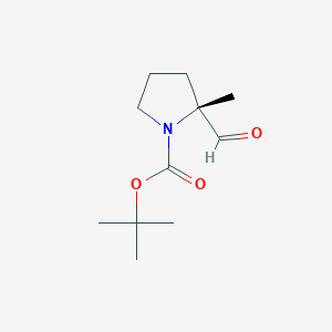 tert-butyl (2R)-2-formyl-2-methylpyrrolidine-1-carboxylate
