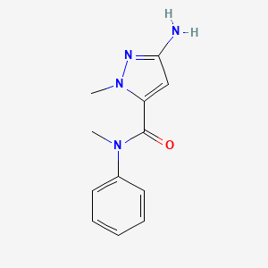 3-Amino-N,1-dimethyl-N-phenyl-1H-pyrazole-5-carboxamide