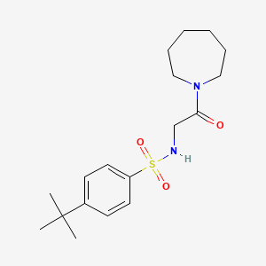 N-[2-(azepan-1-yl)-2-oxoethyl]-4-tert-butylbenzenesulfonamide