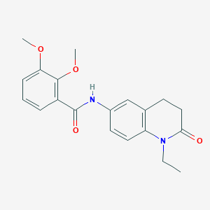 molecular formula C20H22N2O4 B2759536 N-(1-ethyl-2-oxo-1,2,3,4-tetrahydroquinolin-6-yl)-2,3-dimethoxybenzamide CAS No. 922129-62-2