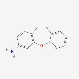 molecular formula C14H11NO B2759567 dibenzo[b,f]oxepin-3-amine CAS No. 696649-84-0