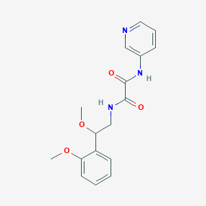 molecular formula C17H19N3O4 B2759570 N1-(2-methoxy-2-(2-methoxyphenyl)ethyl)-N2-(pyridin-3-yl)oxalamide CAS No. 1795455-27-4