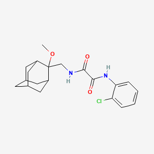 molecular formula C20H25ClN2O3 B2759631 N'-(2-chlorophenyl)-N-[(2-methoxyadamantan-2-yl)methyl]ethanediamide CAS No. 1797561-64-8