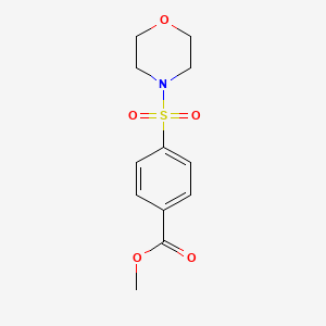 molecular formula C12H15NO5S B2759652 Methyl 4-(morpholin-4-ylsulfonyl)benzoate CAS No. 332413-01-1