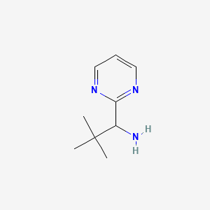 2,2-Dimethyl-1-(pyrimidin-2-yl)propan-1-amine